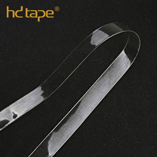 Clear Oeko-tex tpu elastic tape for bra strap